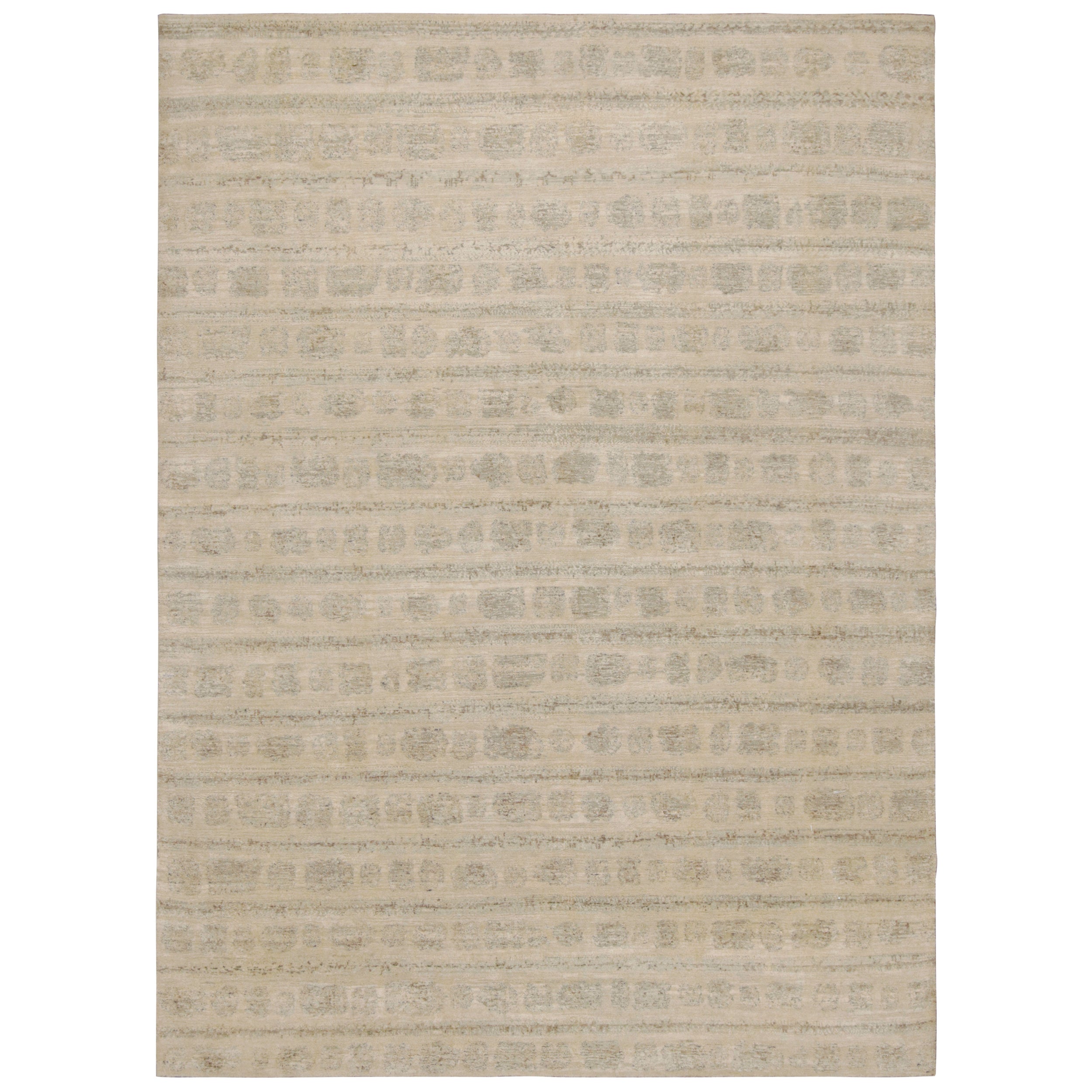 Rug & Kilim’s Contemporary Abstract Textural Rug in Beige