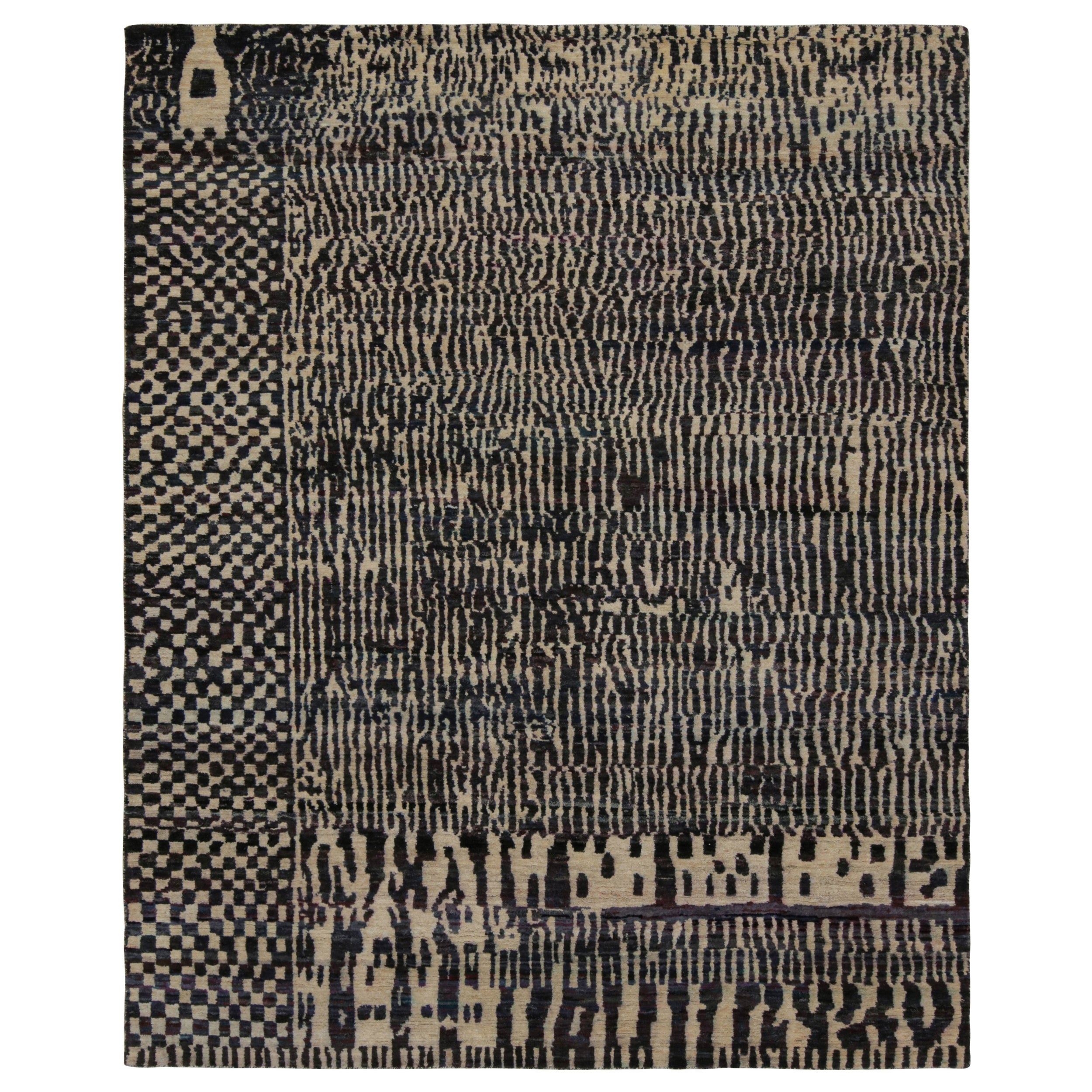 Rug & Kilim's Contemporary Abstract Rug With Geometric Patterns (tapis abstrait contemporain à motifs géométriques)