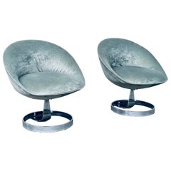 Space Age SPHERE POD Lounge Chair set, France 1960's