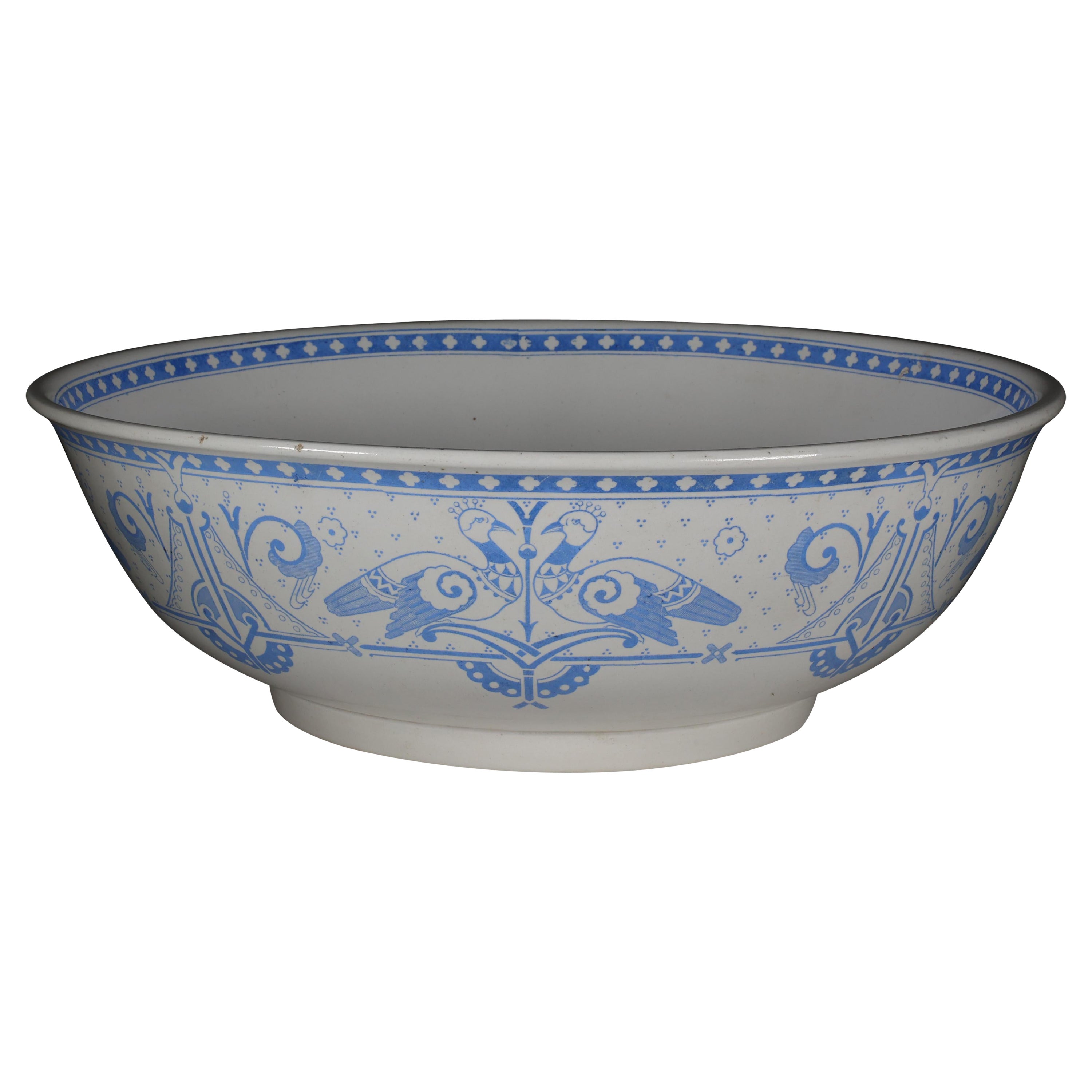 Brownfield & Sons. Olympus pattern. Dr C Dresser style. Aesthetic Movement bowl  For Sale