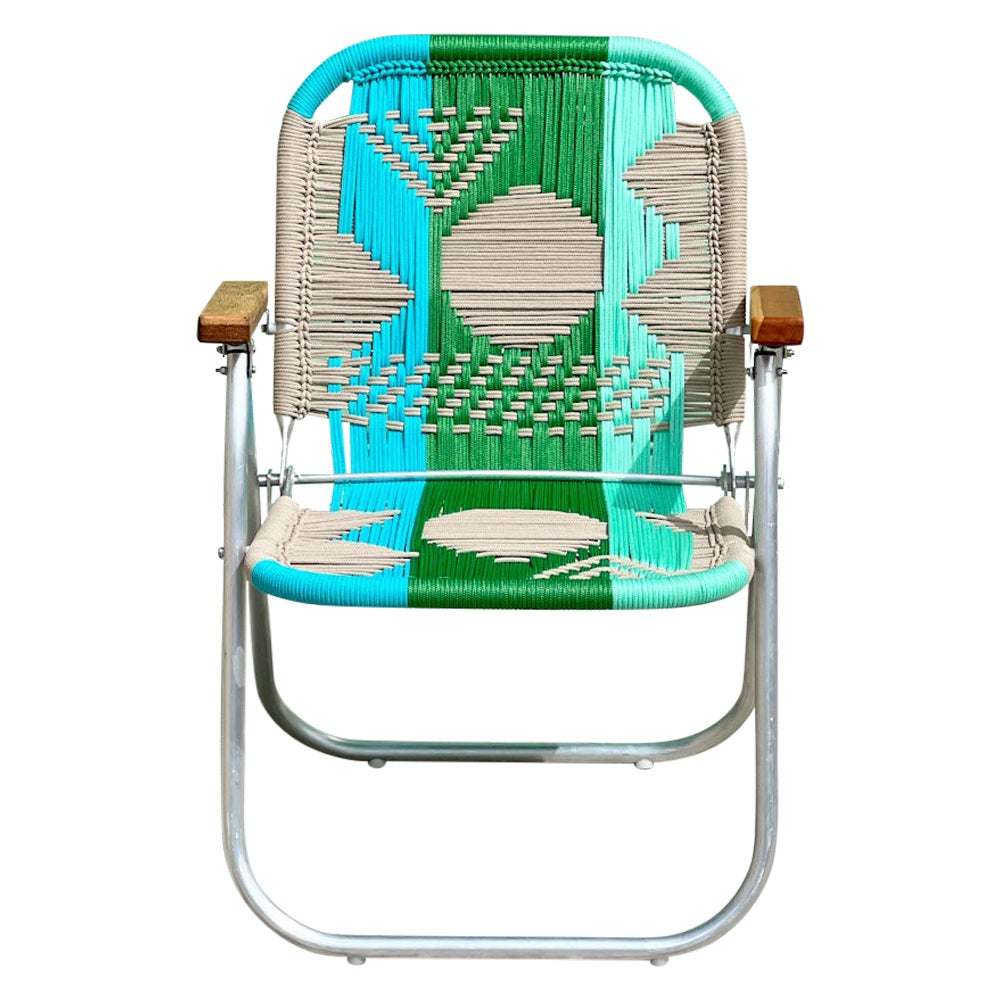 Beach chair Japú Trama Modernista  - Outdoor area Garden and Lawn Dengô Brasil For Sale
