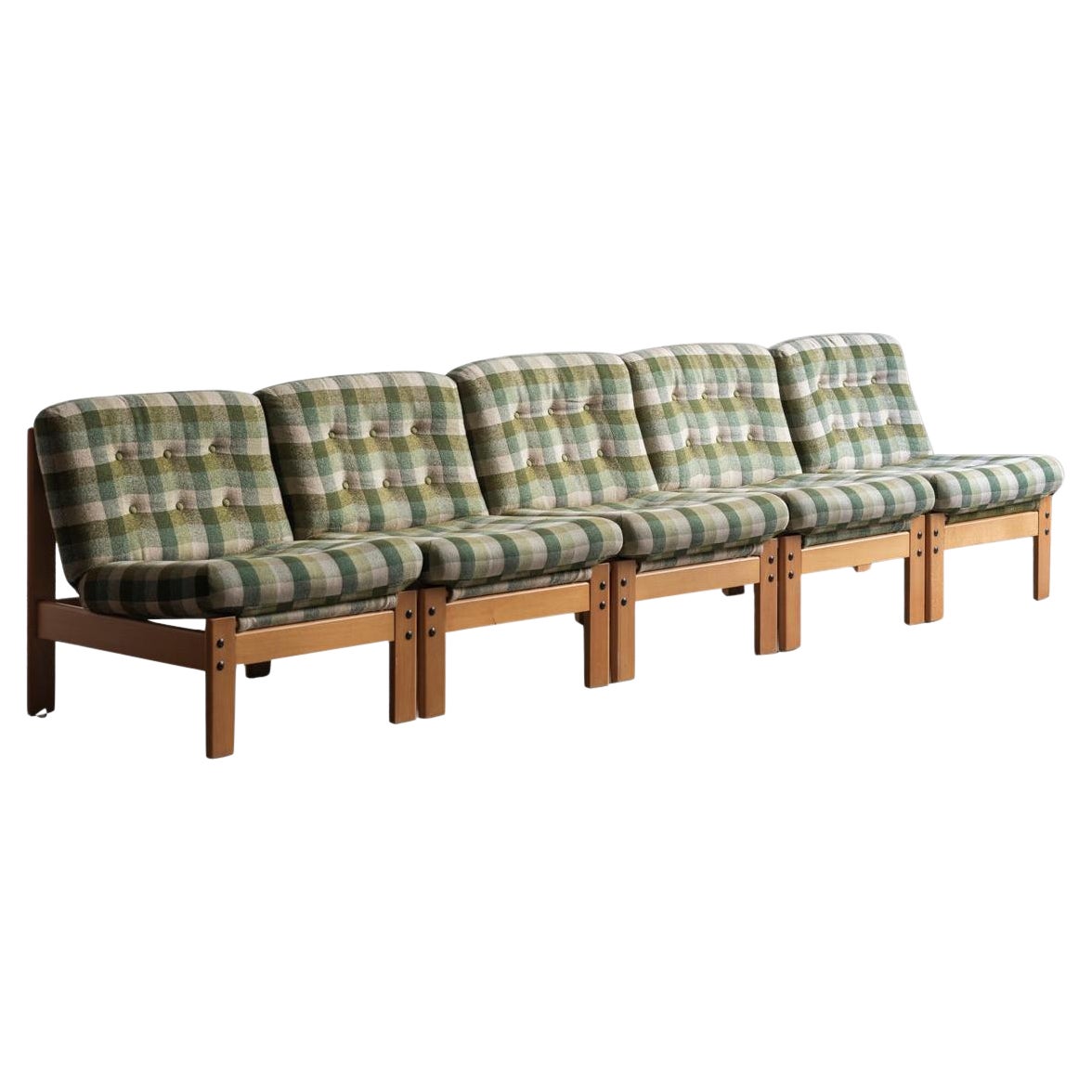 5-Piece Modular Sofa Set, Denmark, 1970s For Sale