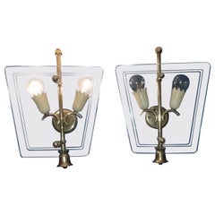 Fontanarte - Pietro Chiesa - Pair of wall sconces - 1950s