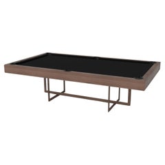 Elevate Customs Beso Pool Table / Solid Walnut Wood in 9'- Made in USA