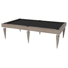 Table de piscine Don sur mesure / Bois de chêne blanc massif de 8,5' - Fabriqué aux États-Unis