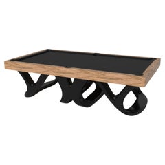 Tavolo da biliardo Draco di Elevate Customs / in legno massiccio di acero riccio da 9' - Made in USA