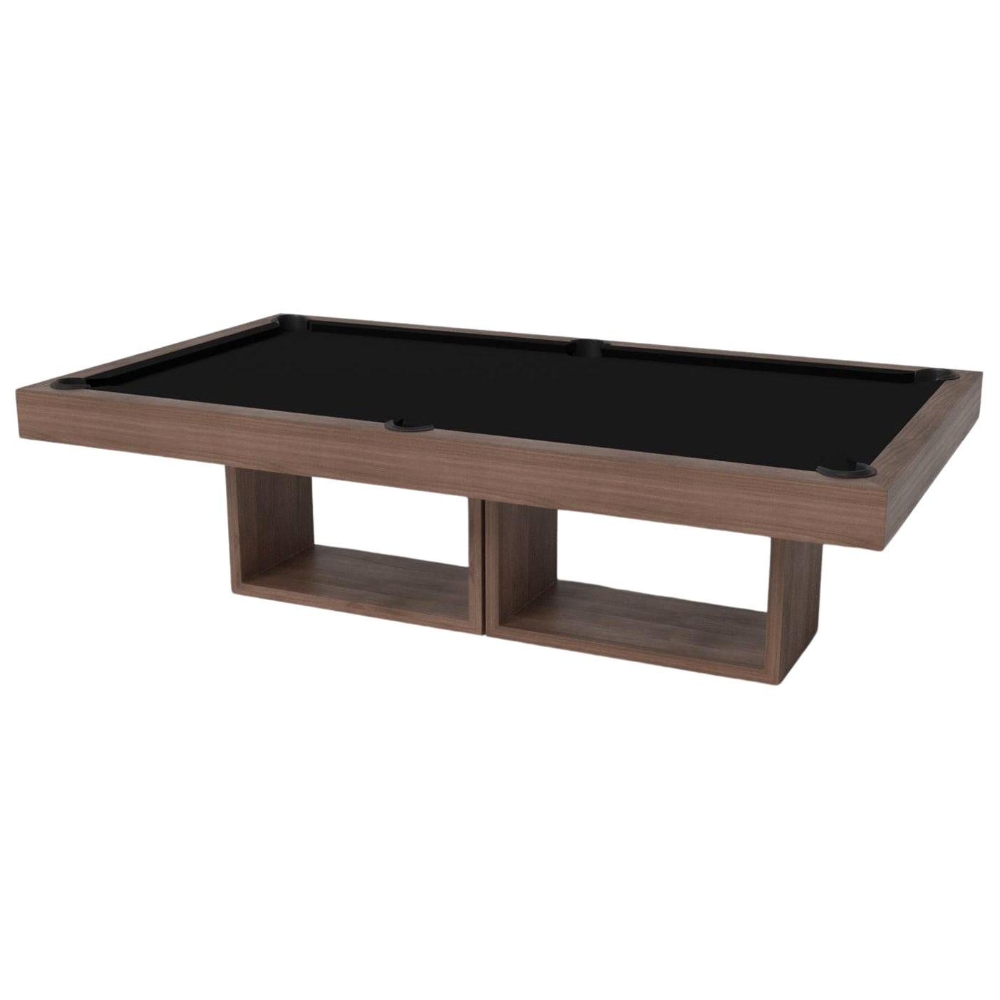 Elevate Customs Ambrosia Pool Table / Solid Walnut Wood in 8.5' - Made in USA en vente