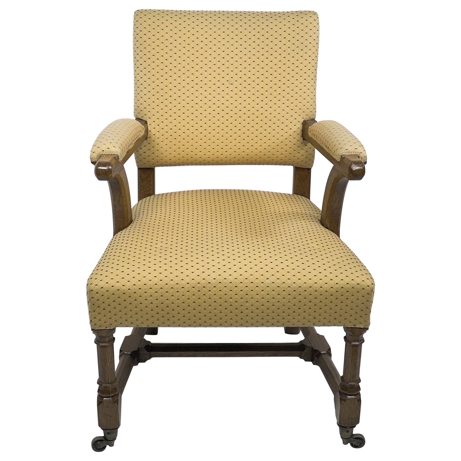 Ein W N Pugin-Sessel aus Eiche im Stil der Gotik von Gillows of Lancaster oder Holland & Sons