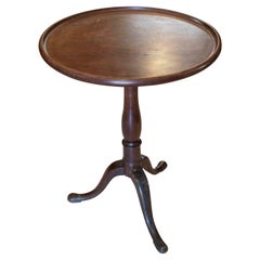 Used 19th Century English Mahogany Round Side Table
