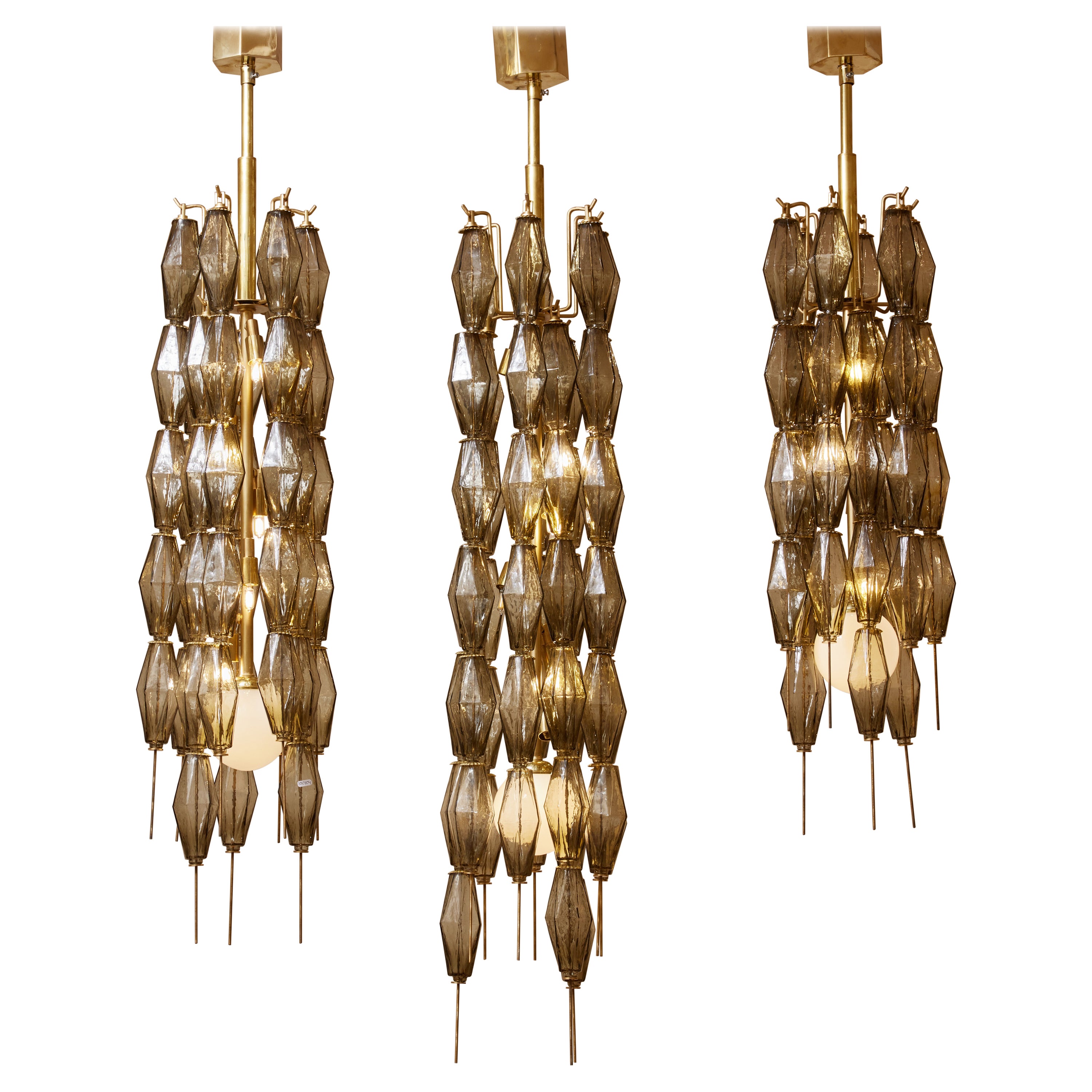 Poliedri chandelier by Studio Glustin For Sale
