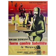 Quatermass II: Enemy from Space 1958 French Grande Film Poster, Clement Hurel