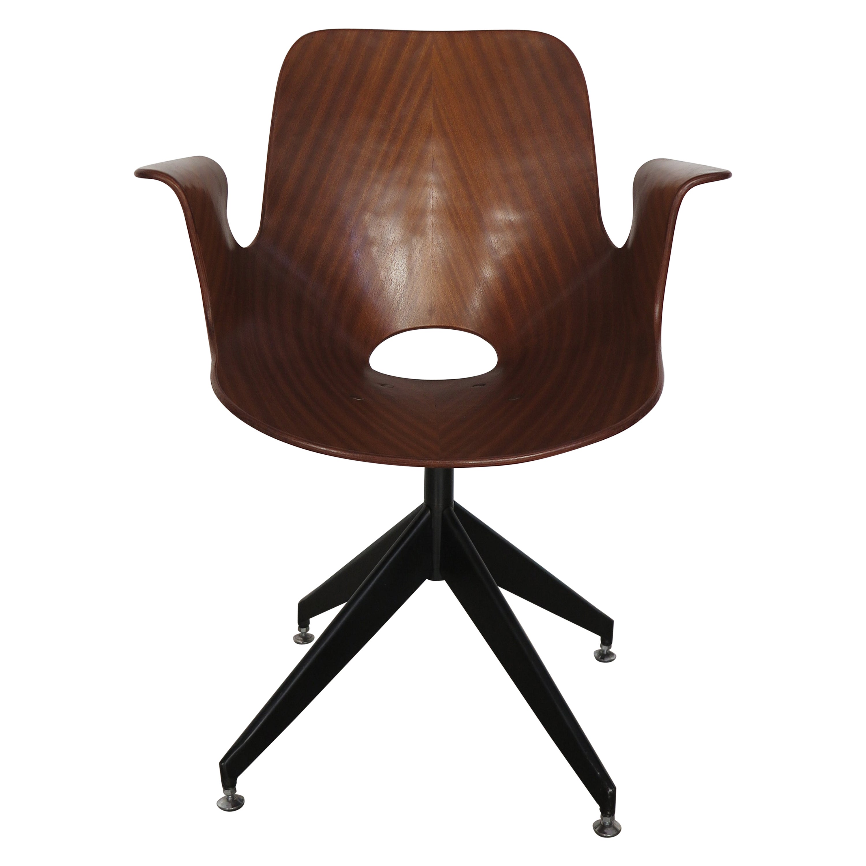 Vittorio Nobili Italian Midcentury Medea Chair for Fratelli Tagliabue Italy 1950s For Sale