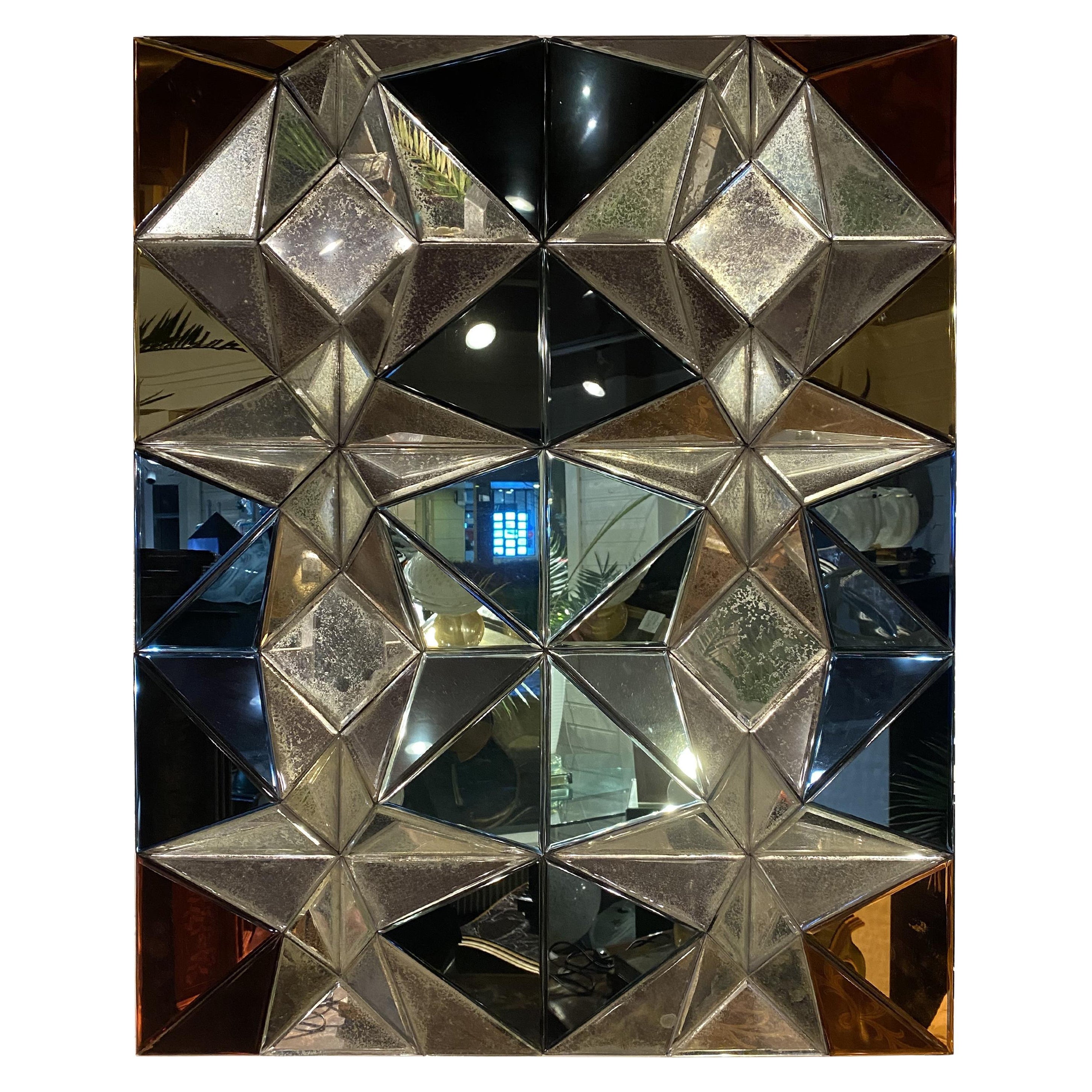 Mirror "Diamond Star"  - Olivier de Schrijver, numbered item For Sale