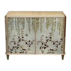 STUNNING HAND PAINTED VENETIAN SiDEBOARD WITH BUILT IN FRIDGE & FITTED DRAWERS
