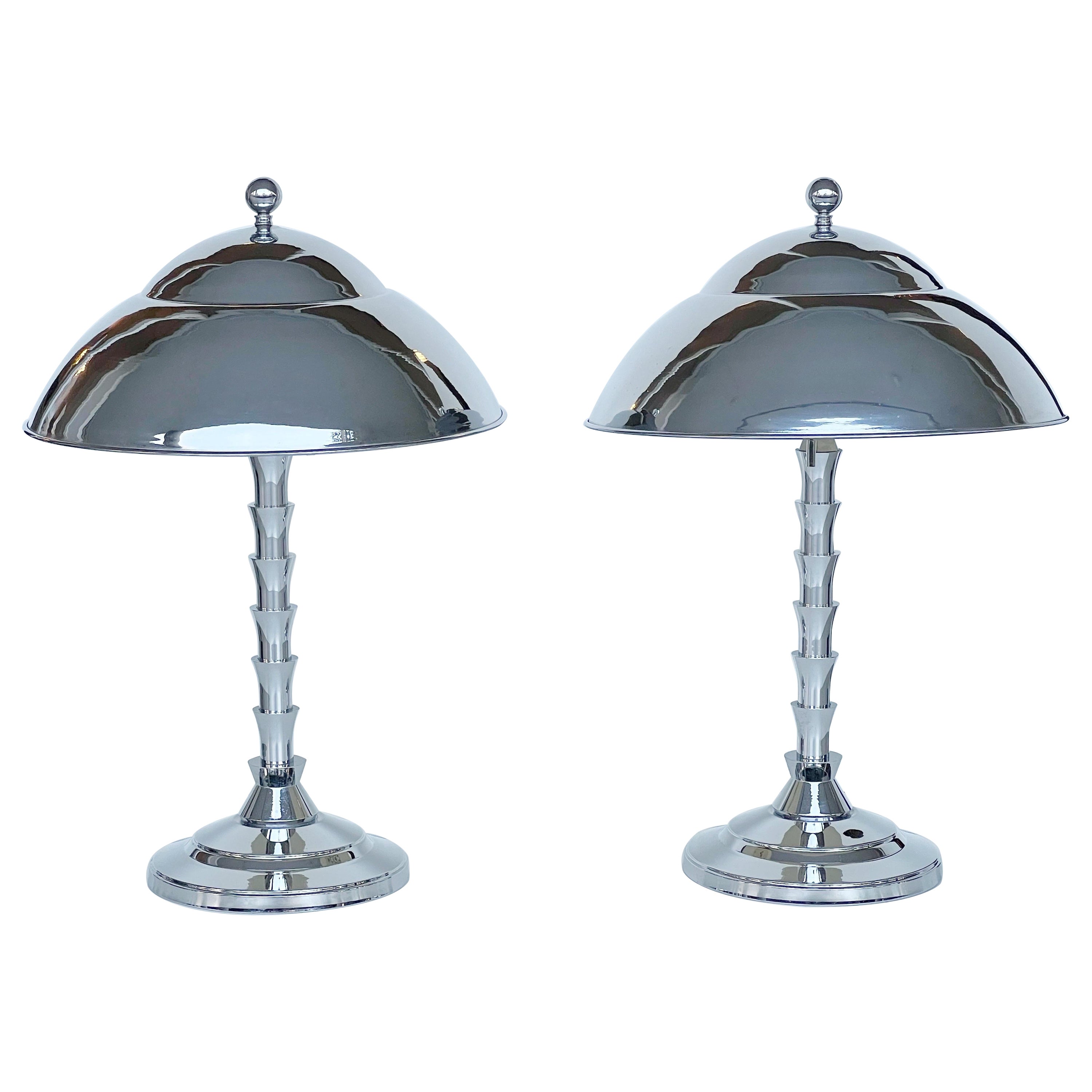 Jay Spectre Pair of Table Lamps For Sale