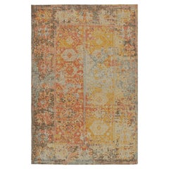 Tapis abstrait contemporain de Rug & Kilim avec motifs peints polychromes 