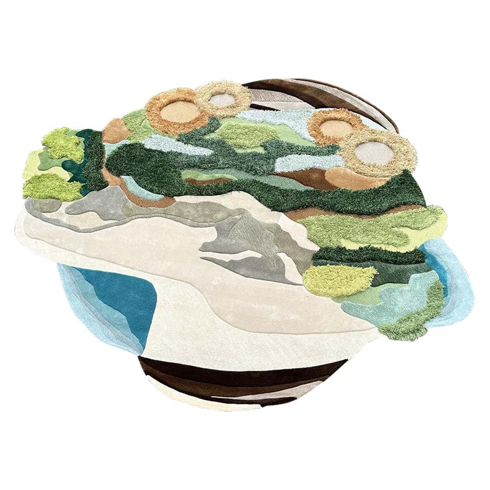 Irregular Shape Abstract Rug by RAG HOME For Sale at 1stDibs