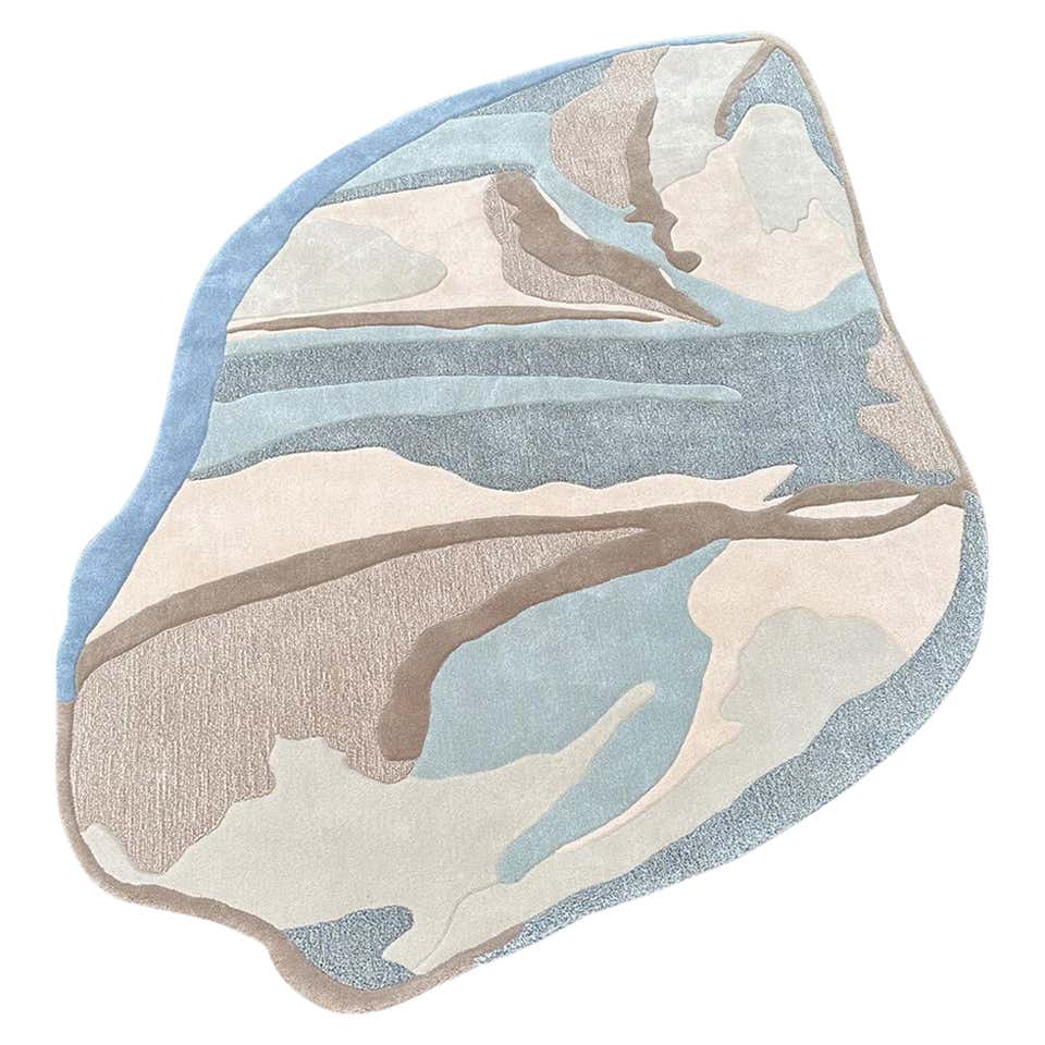 Irregular Shape Abstract Rug by RAG HOME For Sale at 1stDibs