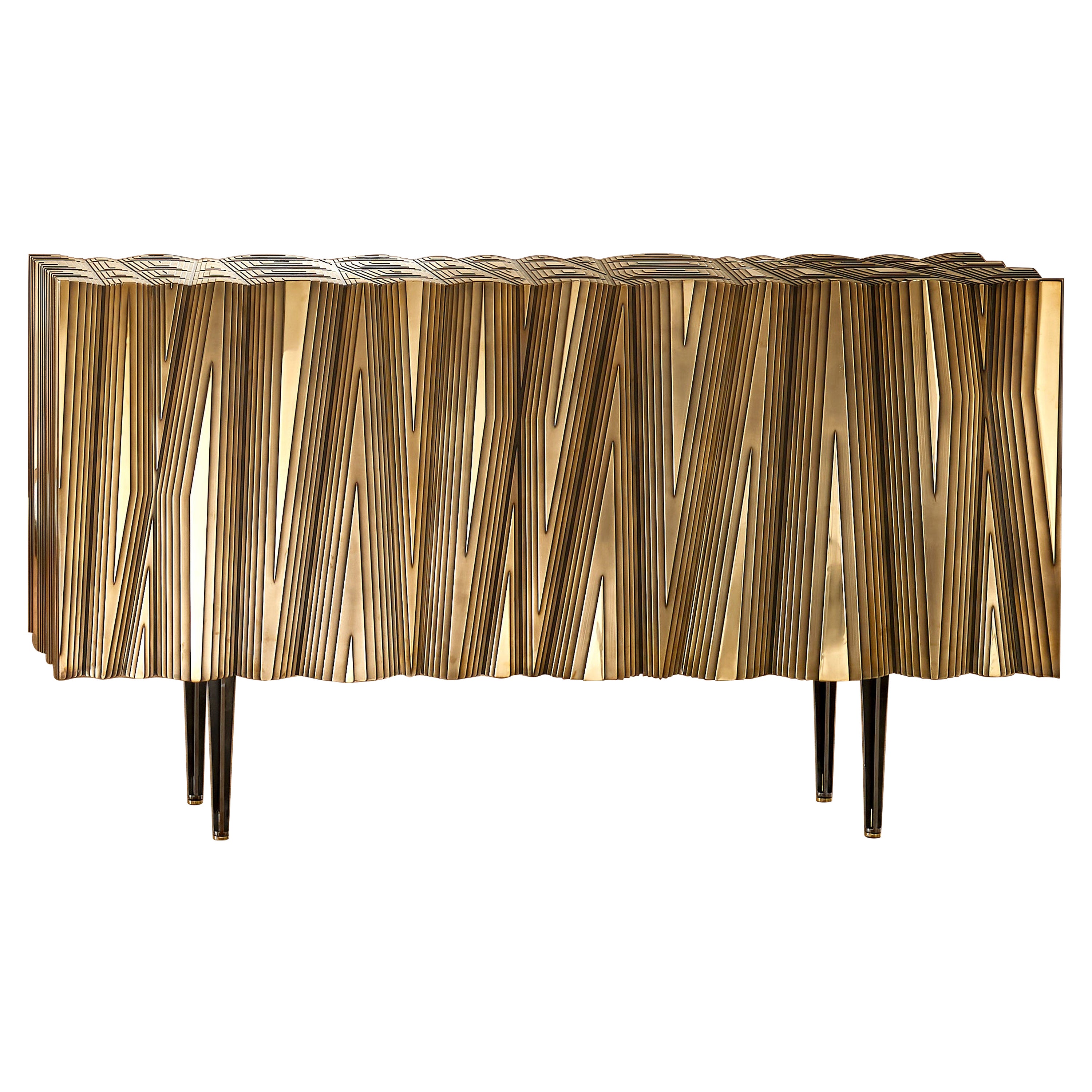 "Cristallogaphie" sideboard by Erwan Boulloud For Sale