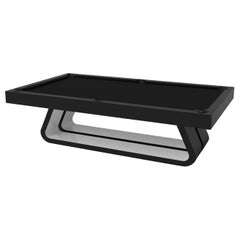 Table de billard Elevate Customs Luge / Solid Pantone Black in 8.5' - Made in USA