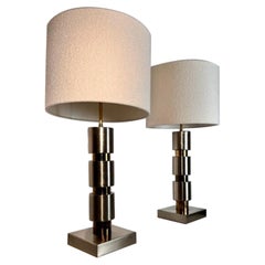 Pair of lamps by Willy Rizzo, Italy, 1970's