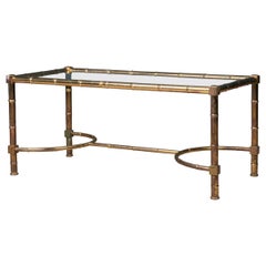 20th Century Large French Coffee Table Attributable To Maison Jansen, c.1970