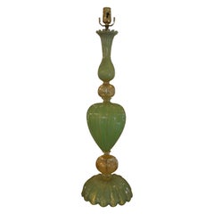 Lampada grande in vetro di Murano di Seguso