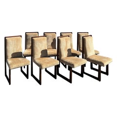 Vladimir Kagan Cubist Dining Chairs- Set Of 8
