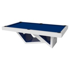 Elevate Customs Rumba Pool Table / Solid Pantone White in 8.5' - Made in USA