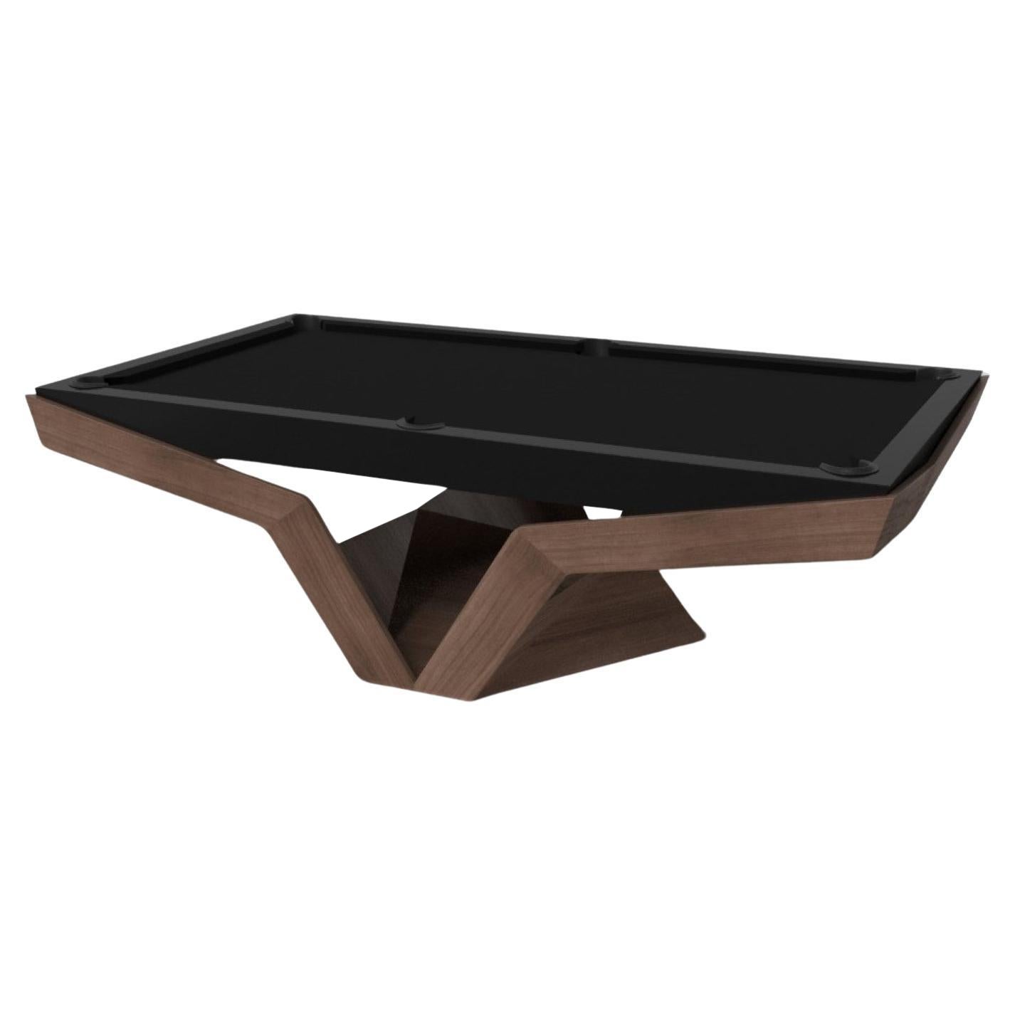 Elevate Customs Enzo Pool Table / Solid Walnut Wood in 9' - Made in USA