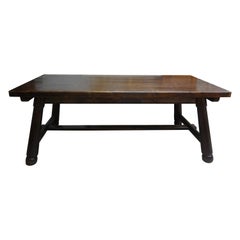 Vintage French Brutalist Dining Table by Georges Robert