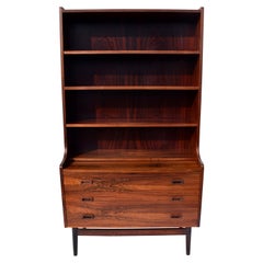 Retro Johannes Sorth Secretary Bookcase Desk