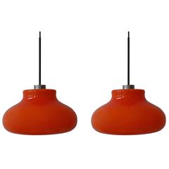 Set of Two Murano Pendant Lights 10