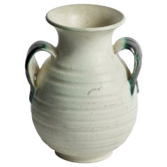 Vase en faïence de Upsala Ekeby, Suède, années 1930