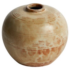 Anna-Lisa Thomson, Vase, Steingut, Schweden, 1930er Jahre