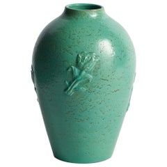 Jerk Werkmäster, Vase, Ceramic, Sweden, 1930s