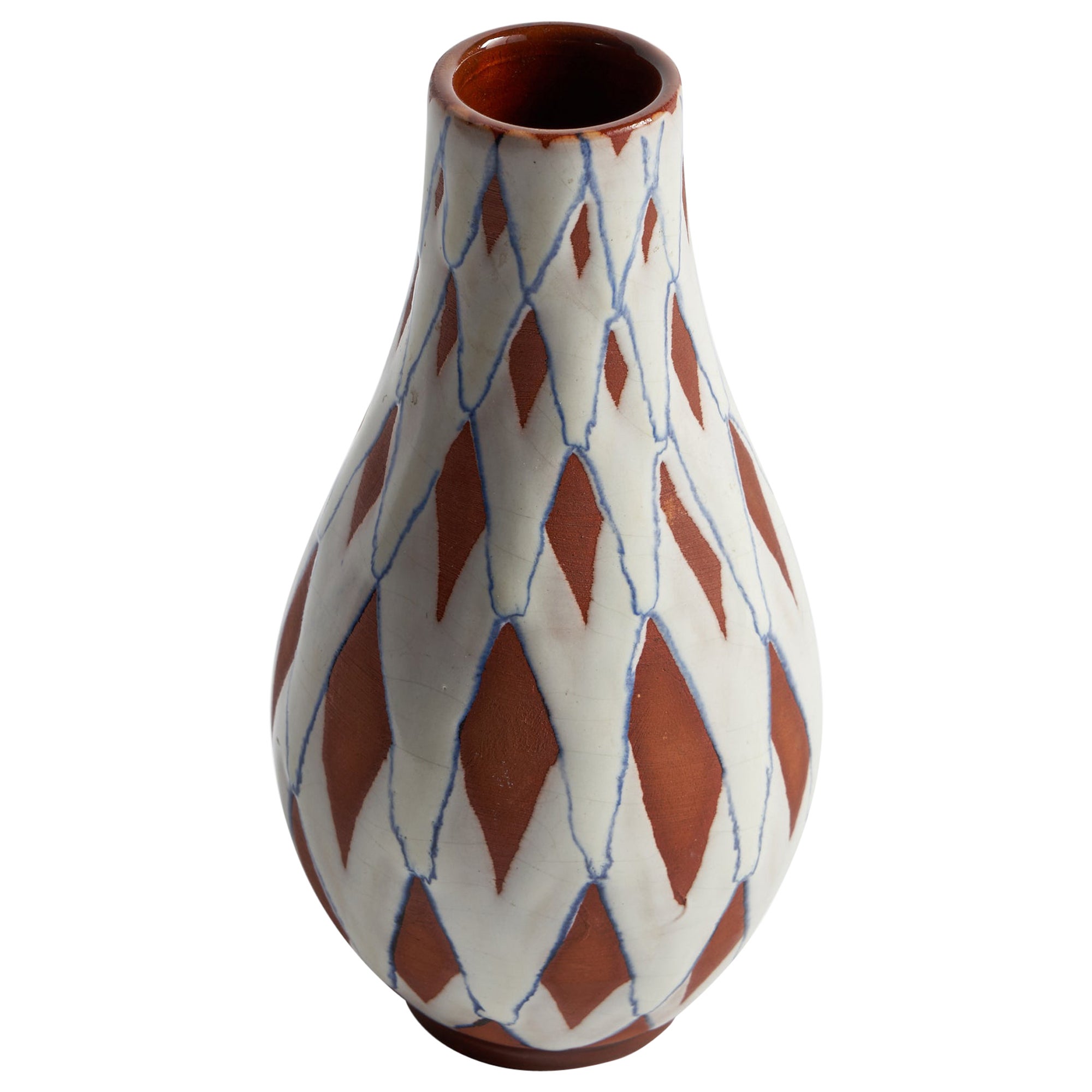 Vase, céramique de Gabriel Keramik, Suède, années 1940 en vente