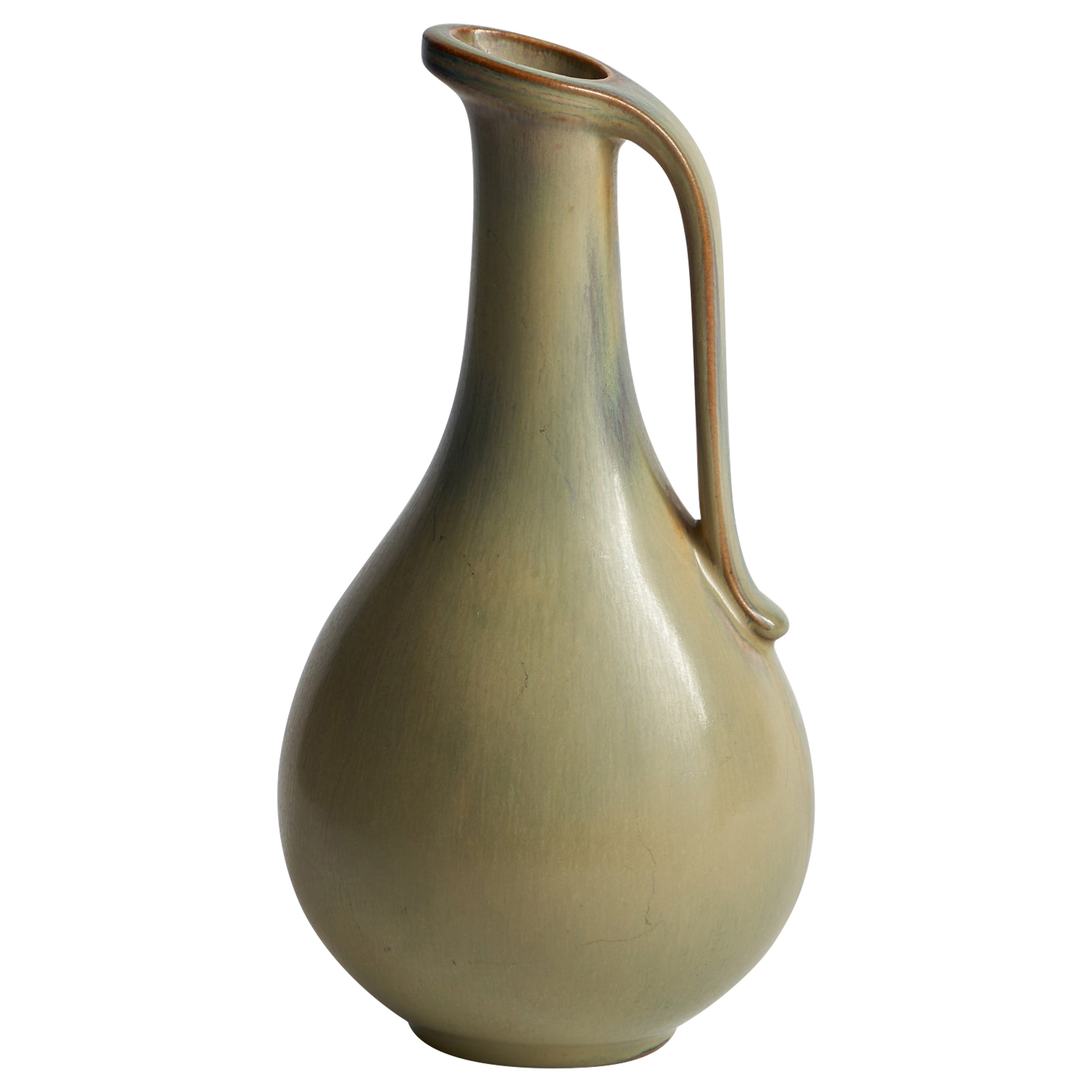 Gunnar Nylund, Pitcher, Stoneware, Sweden, 1940s