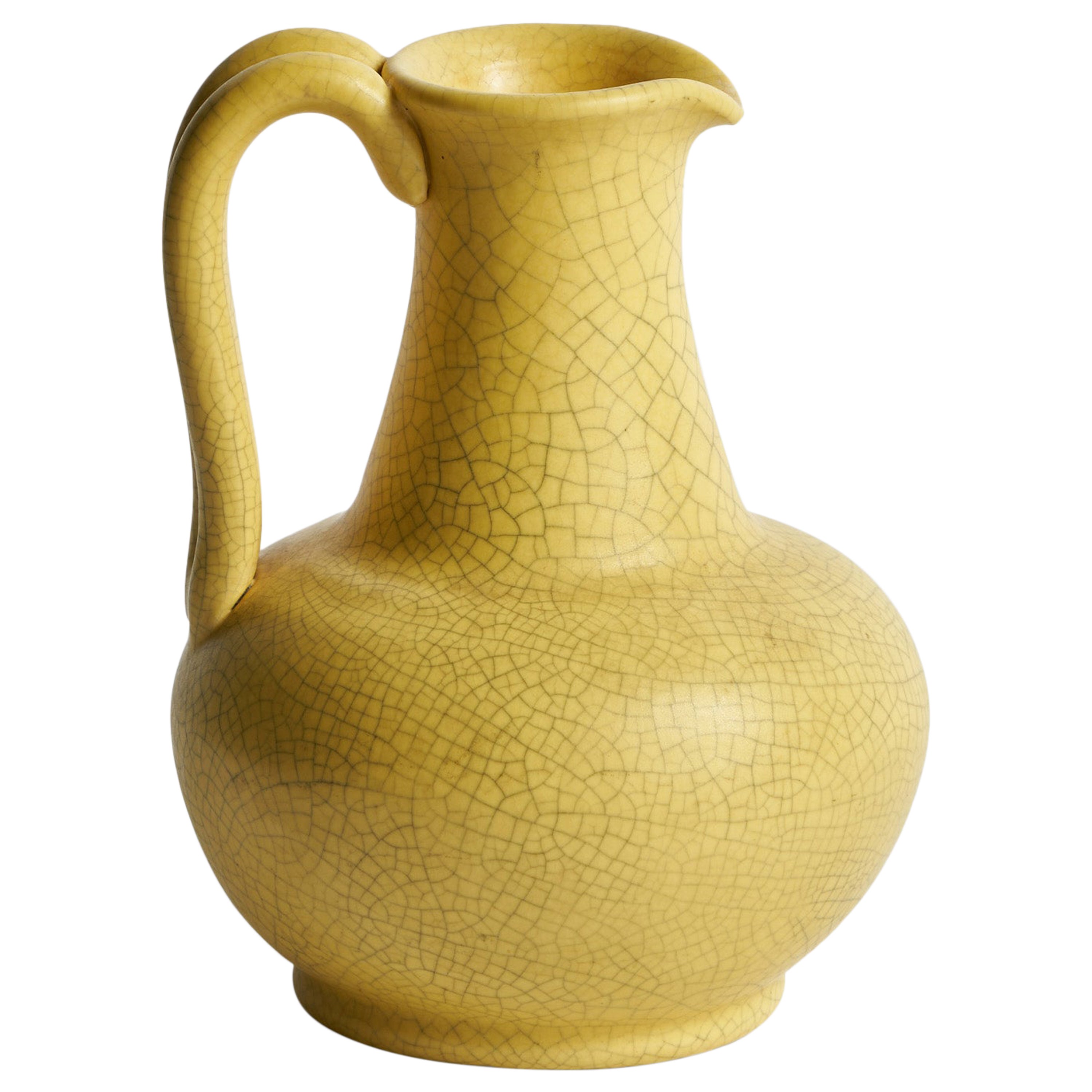 Nittsjö, Small Pitcher, Ceramic, Sweden, 1930s.