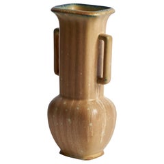 Gunnar Nylund, Vase, Steingut, Schweden, 1940er-Jahre