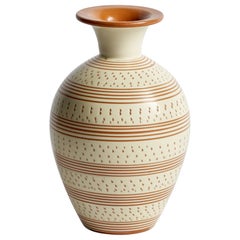 Vintage Töreboda Keramik, Vase, Ceramic, Sweden, 1930s