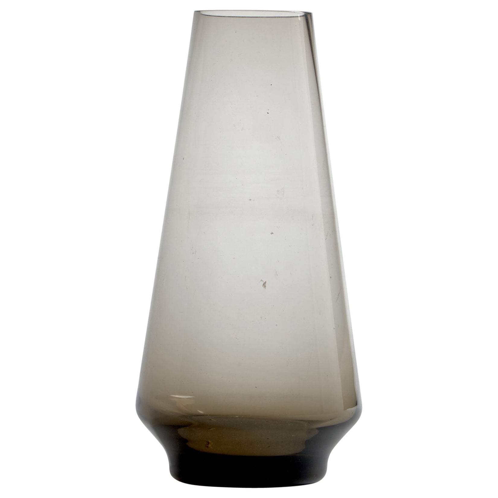 Wilhelm Wagenfeld, Vase, Glass, Germany, 1950s For Sale