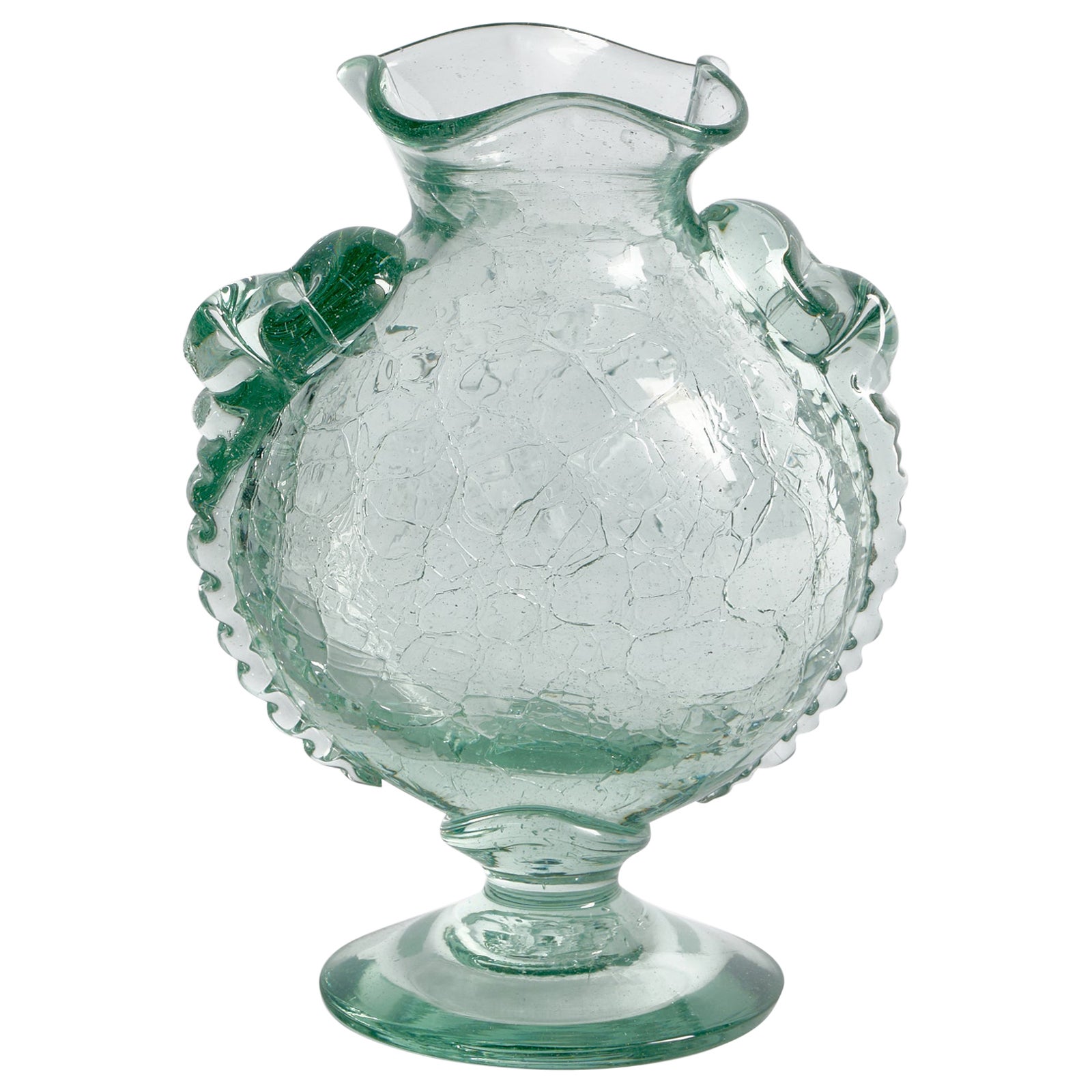 Ture Berglund, Vase, Glass, Sweden, 1940s For Sale