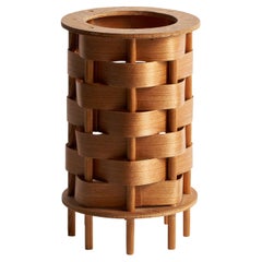 Créateur suédois, lampe de bureau, pin, Suède, années 1970
