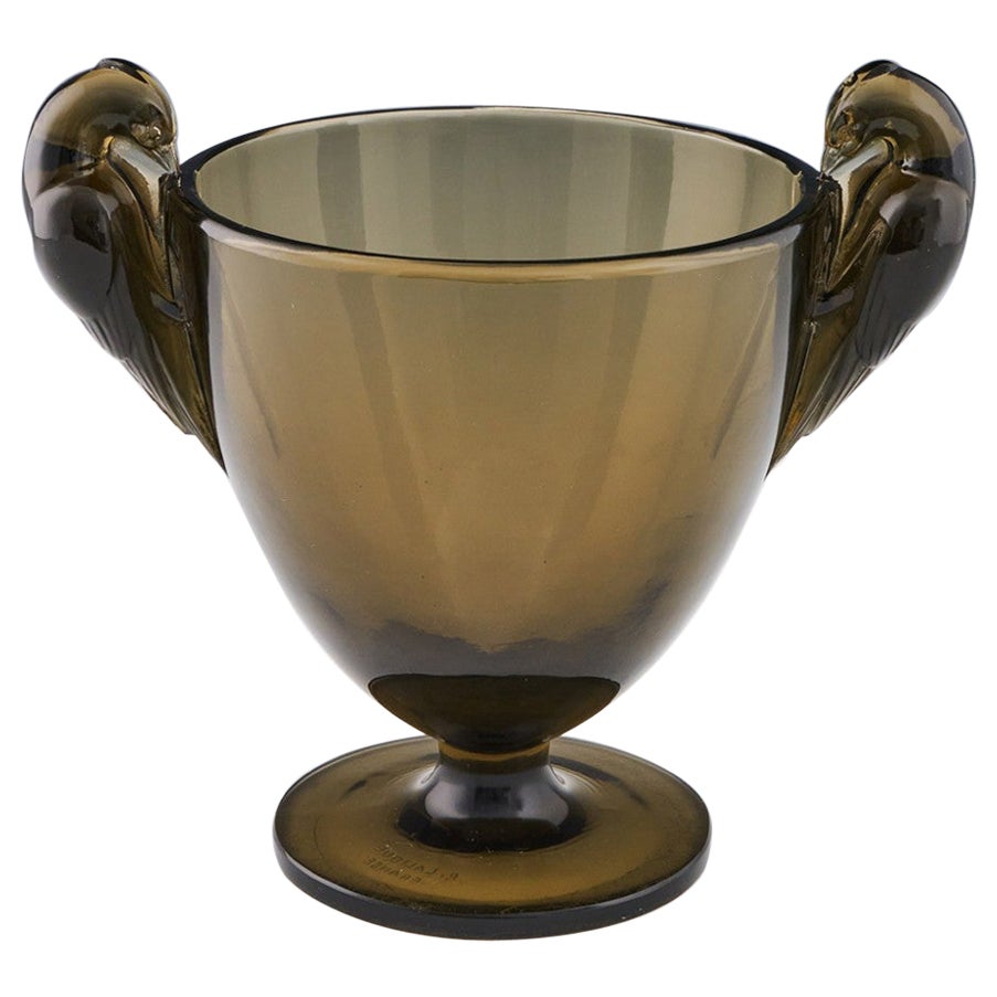 Rene Lalique Ornis Vase Designed 1926 - Marcilhac 976