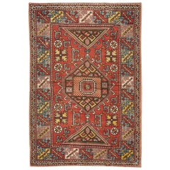 4.2x6 Ft Semi Antique Tapis Turc, Circa 1940