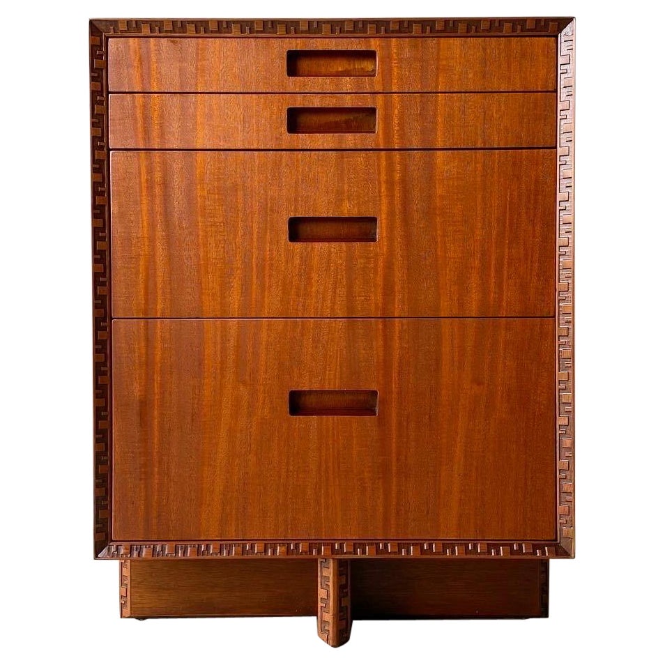 Frank Lloyd Wright Taliesin Chest of Drawers, Heritage Henredon For Sale