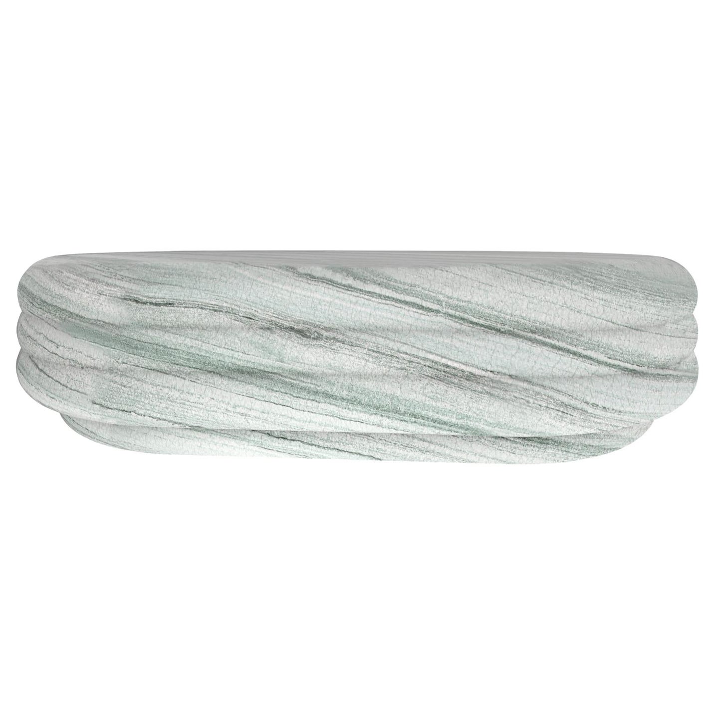 Chloe Vert D'Estours Marble Coffee Table by Fred and Juul For Sale