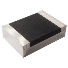JEWELLERY BOX  haifischleder schwarz modernes Design 