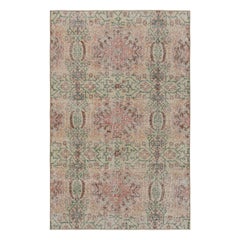 Vintage Zeki Müren Rug, with Geometric Patterns, from Rug & Kilim